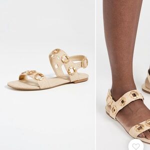 Larroude Milan Flat Sandals